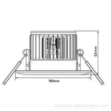 High Efficiency 5W / 450 Lumen / AC85 - 265V / 120 Degree A